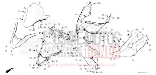 FRONT COVER WW125AM de 2021